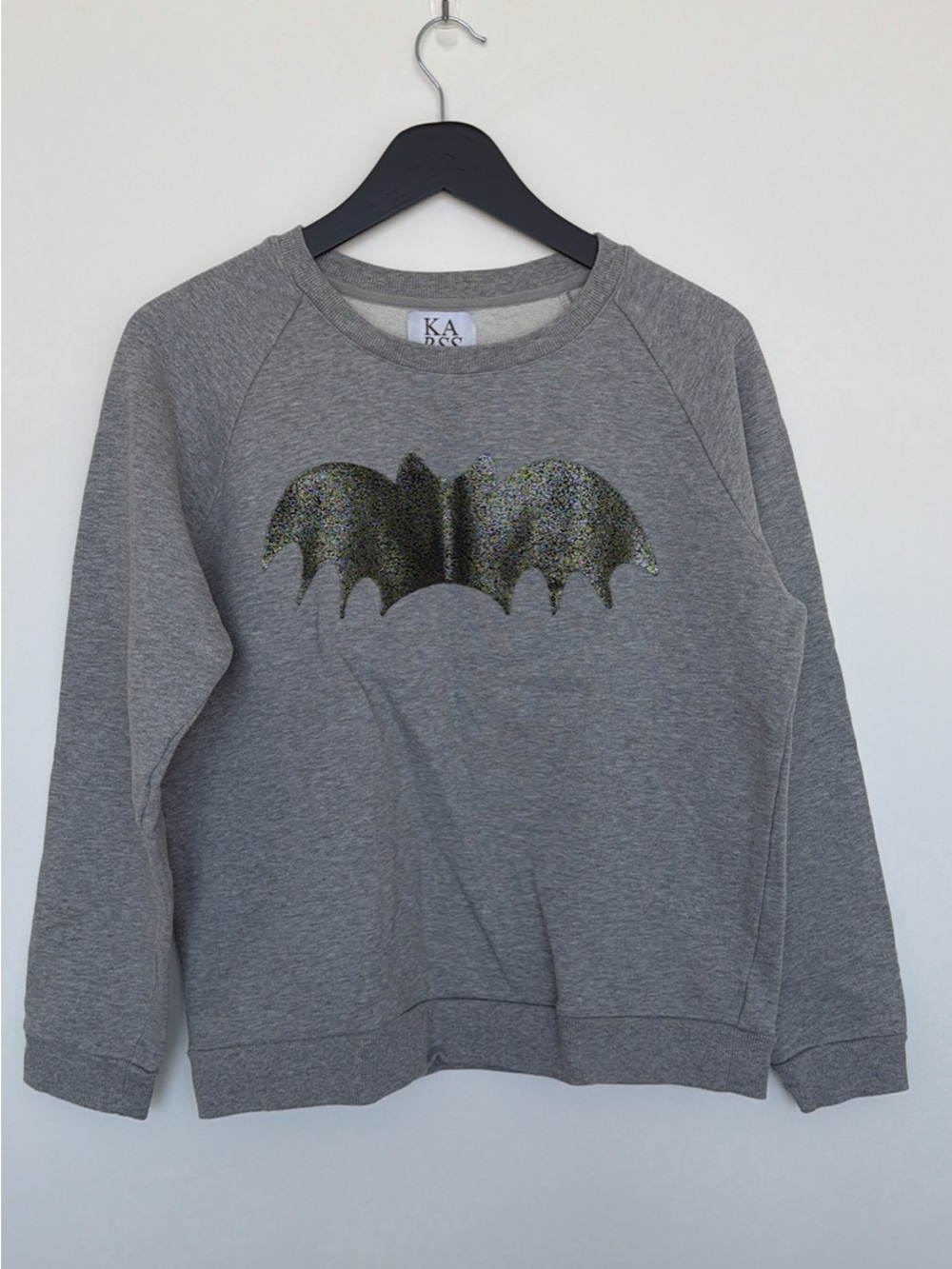 Zoe Karssen Heather Gray Logo Sweatshirt